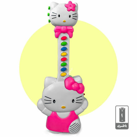 تصویر  گیتار کیتی موزیکال (Hello Kitty Guitar)
