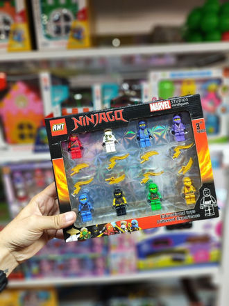 تصویر  ست مینی فیگور نینجایی