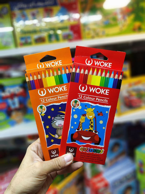 تصویر  مداد رنگی ووک woke